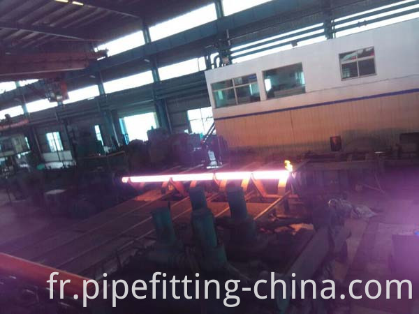 Seamless steel pipe production workshop
